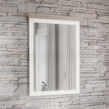 Illopa White Wall Mirror