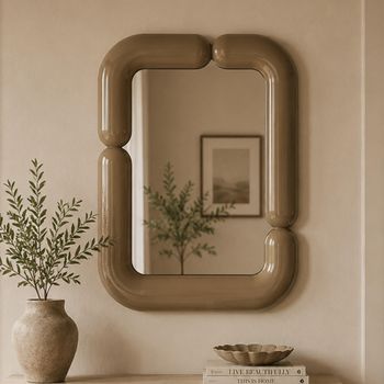 Aubry Gold Metal Wall Mirror - 80cm x 100cm