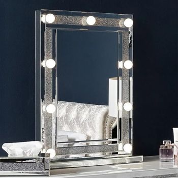 Clearance - Naro Broadway 9 Lights Rectangular Vanity Mirror - FSS14132