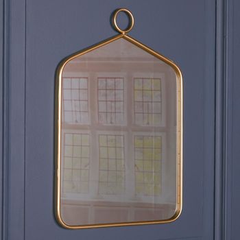 Hook Gold Wall Mirror - 48cm x 69cm