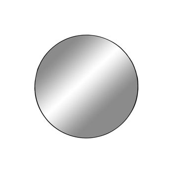 Jersey Black Round Wall Mirror - 40cm x 40cm
