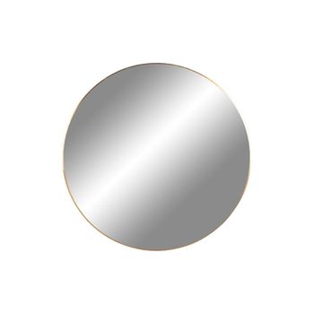 Jersey Brass Round Wall Mirror - 40cm x 40cm