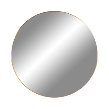 Jersey Brass Round Wall Mirror - 80cm x 80cm