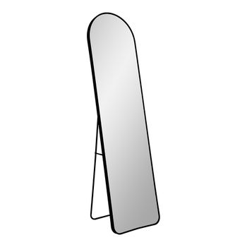 Madrid Black Arch Floor Standing Mirror - 40cm x 150cm
