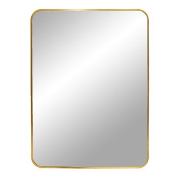 Madrid Brass Wall Mirror - 50cm x 70cm