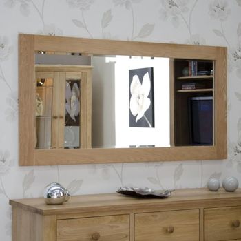 Opus Oak Extra Small Wall Mirror - 60cm x 90cm