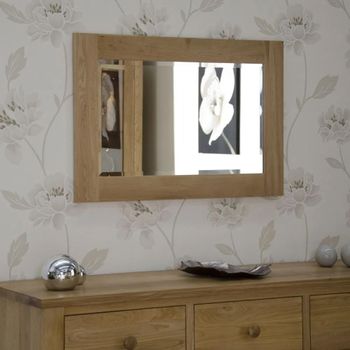 Opus Oak Small Wall Mirror - 72cm x 102cm