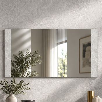 Modern Mara White Wall Mirror - 138cm
