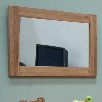 Rustic Oak Wall Mirror - 60cm x 90cm