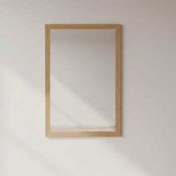 Wadsworth Oak Wall Mirror - 60cm x 90cm