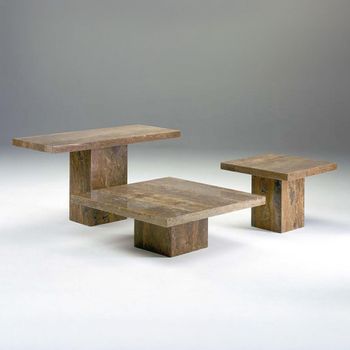 Roma Occasional Table Boxed Edge Marble - Sizes Available