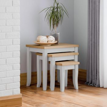 Davenport Grey Nest of Tables - Set of 3