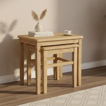 Moreno Oak Nest of Tables