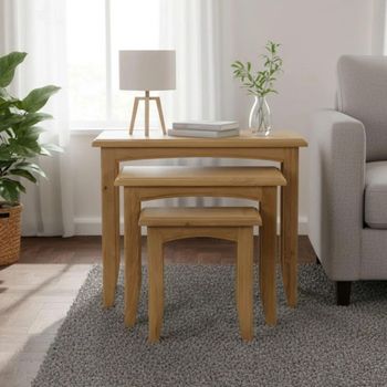 Kilkenny Oak Nest of Tables - Set of 3
