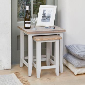 Signature Grey Painted Nest of Tables