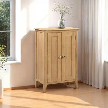 Cotswold Oak 2 Door Shoe Cupboard