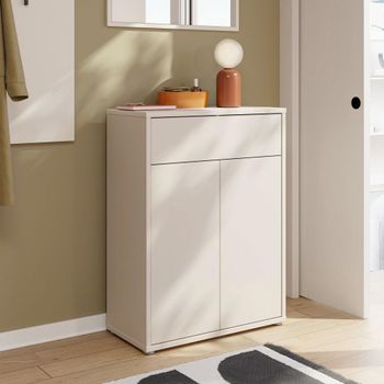 Alice Springs Sand 2 Door 1 Drawer Shoe Cabinet