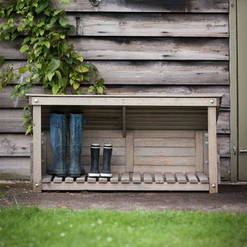 Aldsworth Welly Store Natural Wood Shoe Rac