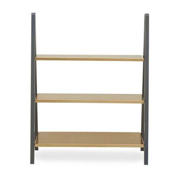Korba Grey and Gold Metal Shelf