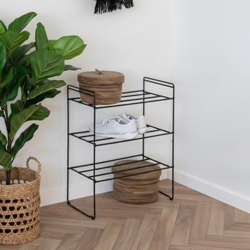 Swansea Metal Shoe Rack