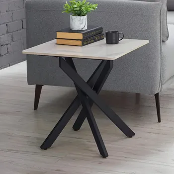 Bradley White Ceramic Square Lamp Table