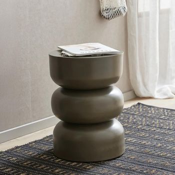 Alma Metal Round Side Table