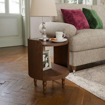 Williamson Mid Gloss Lacquered Round Side Table