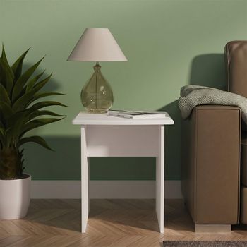 Knightsbridge White Gloss Lamp Table