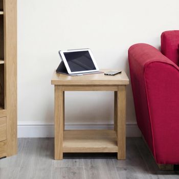 Moderna Oak Lamp Table