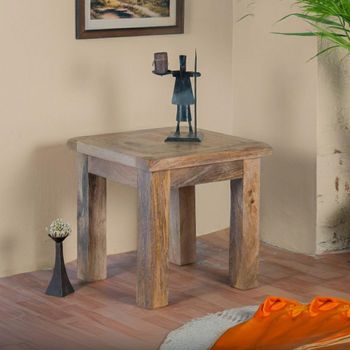 Odisha Solid Mango Wood Lamp Table