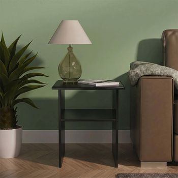 Knightsbridge Black Gloss Lamp Table