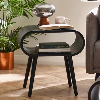 Apollo Black Oak Side Table