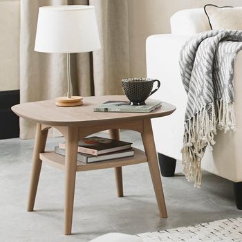 Dansk Scandi Oak 1 Shelf Lamp Table