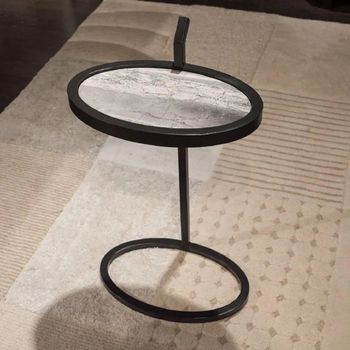 Billy Marble Accent Oval Table - Sizes Available
