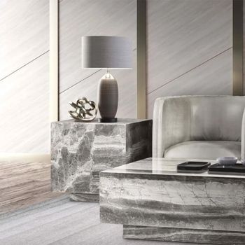 Box Marble Lamp Table - Sizes Available