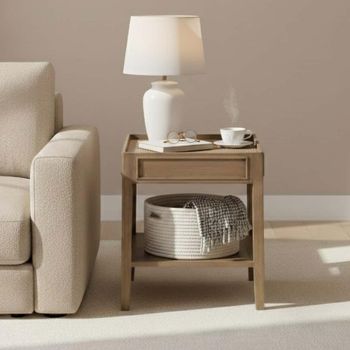 Chesterton Natural Rattan Side Table