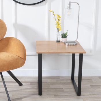 Clearance - Texas Oak Square Side Table