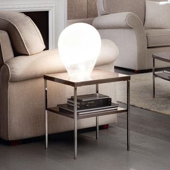 Elite Italian Silver Birch Small Lamp Table