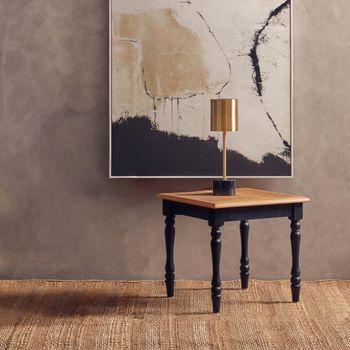 Kensington Townhouse Oak Square Side Table