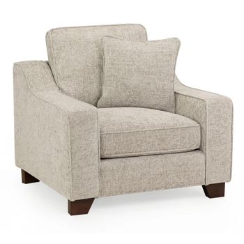 Clearance - Nebraska Beige Fabric Sofa Armchair - FSS16435