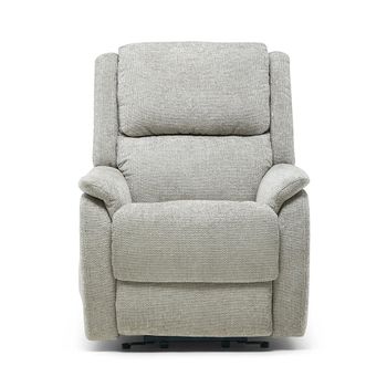 Palermo Lift and Rise Power Stone Fabric Recliner Armchair