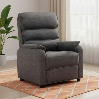 Savoy Fixed Grey Fabric Chair Sofa