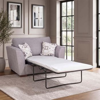 Fantasia Fabric Pull Out Chair Bed - Colours Available