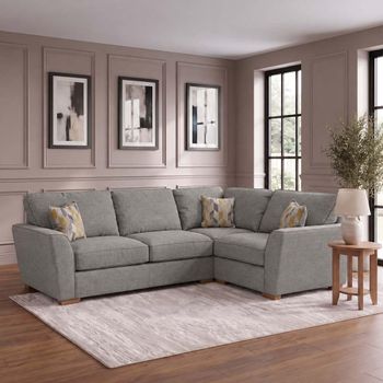 Fantasia Fabric LH2/COR/RH1 Corner Sofa - Colours Available