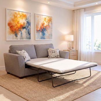 Atlantis Fabric 3 Seater Pull Out Sofa Bed - Colours Available