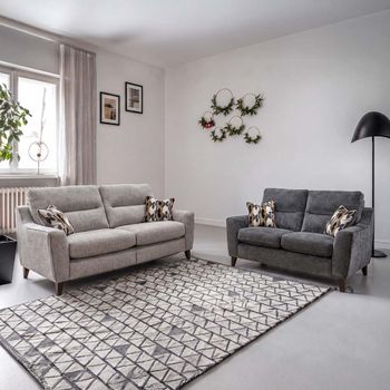 Alice Fabric 3+2 Seater Sofa Set - Colours Available