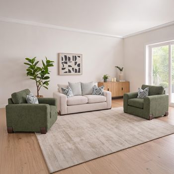 Axel Fabric 2+1+1 Seater Sofa Set - Colours Available