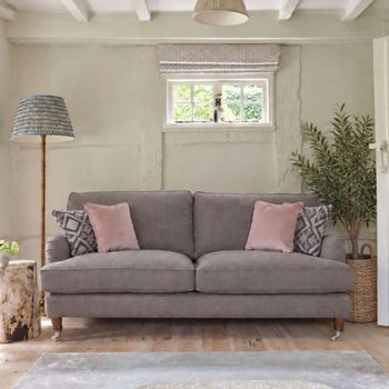 Beatrix Fabric 3 Seater Sofa - Colours Available