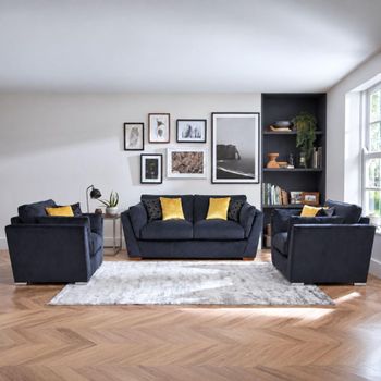 Phoenix Fabric 3+1+1 Seater Sofa Set - Colours Available