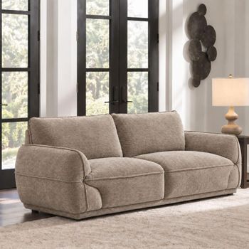 Angelo Sofa - 3 Seater - Beige - Fabric
